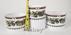7PC Spode Christmas Rose Cup/Mug & Saucer Set Bone China Retired England