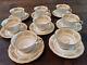 8 set of Aynsley England bone china tea cup and matching saucer