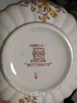 82 piece Copeland Spode Imperial England Buttercup China Set Older Backstamp
