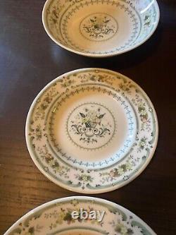 90 Piece Royal Doulton Provencal Fine China Set, Lightly Used & Great Condition