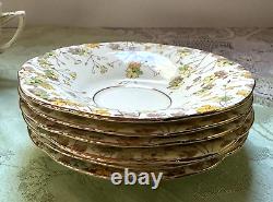 A. B. J. Grafton China Made In England 20-Piece Dessert Set 1930's