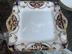 A Set 56 Pieces ANTIQUE ART DECO HAND PAINTED CORONET ENGLAND BONE CHINA
