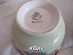 AYNSLEY ENGLAND Bone China tea set of teacups plates and jug, bowl