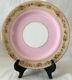 Antique 1912 Pink Royal Worcester Porcelain China Dish Set of 4 Beautiful