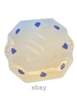 Antique Adderley England Chelsea Blue 75-Piece Bone China Set, 1930s. Raised