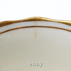 Antique Aynsley England Bone China Cobalt Gold Demitasse Cups Set of 6 Vintage