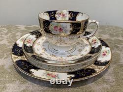 Antique Blyth Porcelain Co. Ltd Diamond China Tea Set Imari Style 21 Pieces