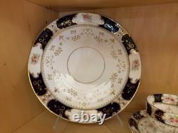 Antique Blyth Porcelain Co. Ltd Diamond China Tea Set Imari Style 21 Pieces