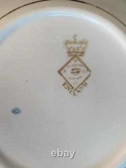 Antique Blyth Porcelain Co. Ltd Diamond China Tea Set Imari Style 21 Pieces