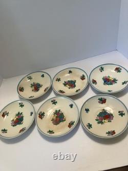 Antique Booths England Fruit China 33-Piece Dinnerware Collection (Early 1900s)