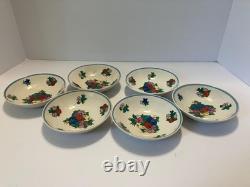 Antique Booths England Fruit China 33-Piece Dinnerware Collection (Early 1900s)
