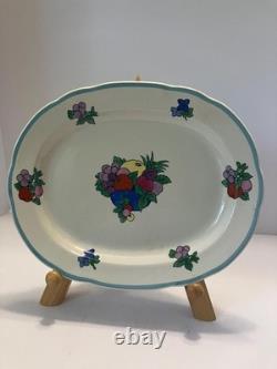 Antique Booths England Fruit China 33-Piece Dinnerware Collection (Early 1900s)