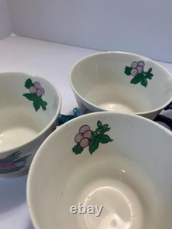 Antique Booths England Fruit China 33-Piece Dinnerware Collection (Early 1900s)