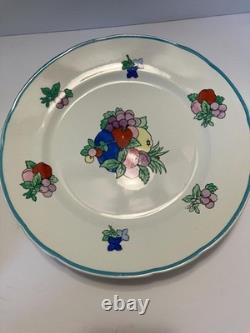 Antique Booths England Fruit China 33-Piece Dinnerware Collection (Early 1900s)