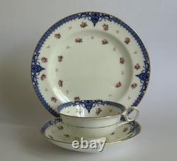 Antique Cauldon LTD England Bone China Tea Trio Sets/ Set Of 3