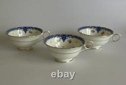 Antique Cauldon LTD England Bone China Tea Trio Sets/ Set Of 3