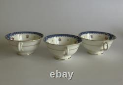 Antique Cauldon LTD England Bone China Tea Trio Sets/ Set Of 3