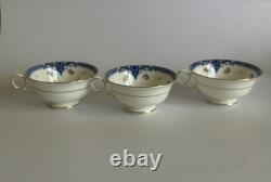 Antique Cauldon LTD England Bone China Tea Trio Sets/ Set Of 3
