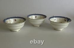 Antique Cauldon LTD England Bone China Tea Trio Sets/ Set Of 3