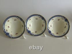 Antique Cauldon LTD England Bone China Tea Trio Sets/ Set Of 3