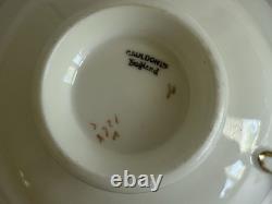 Antique Cauldon LTD England Bone China Tea Trio Sets/ Set Of 3