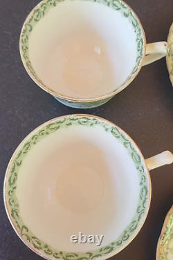 Antique China Henry Alcock Alma Tea Cup Saucer Set Lot of 15 Made in England
