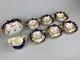Antique English Bone China 2434 Tea Set Cups Saucers Jug Bowl Coalport Batwing