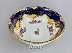 Antique English Bone China 2434 Tea Set Cups Saucers Jug Bowl Coalport Batwing