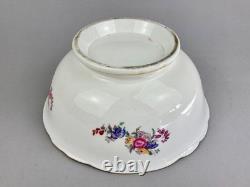 Antique English Bone China 2434 Tea Set Cups Saucers Jug Bowl Coalport Batwing