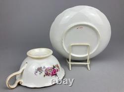 Antique English Bone China 2434 Tea Set Cups Saucers Jug Bowl Coalport Batwing