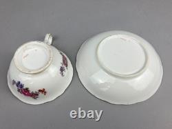 Antique English Bone China 2434 Tea Set Cups Saucers Jug Bowl Coalport Batwing