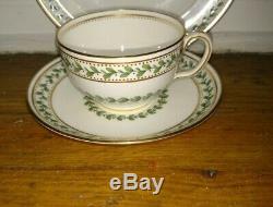 Antique Mintons fine china Tiffany co England cup saucer 36 pieces set for 12