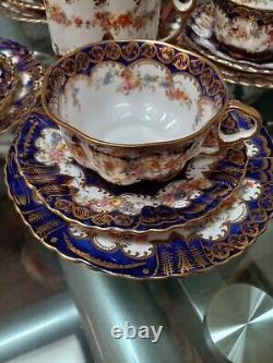 Antique Porcelain Coffee Set STAFFORDSHIRE England