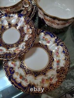 Antique Porcelain Coffee Set STAFFORDSHIRE England