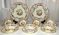 Antique Royal Doulton England BEAUFORT Bone China 16 Pc Set for 7 c. 1935 1960