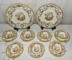 Antique Royal Doulton England BEAUFORT Bone China 16 Pc Set for 7 c. 1935 1960