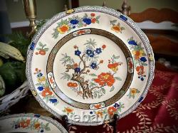 Antique Set 5pc Mason's England Ironstone China Plates/Dishes/Bowl