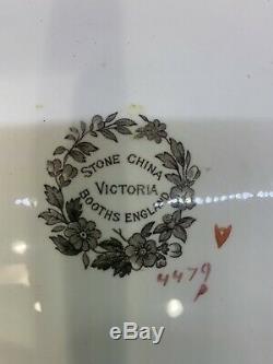 Antique Stone China Booths England Wash Bathroom Set -pattern Victoria