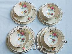 Antique The Paragon China, England Trio Tea set 12 pieces high tea