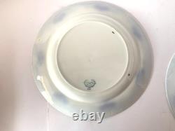 Antique W. H. Grindley China Idris (flow Blue) England Set Of 14 Pieces