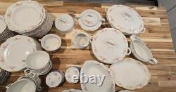 Antique W. H. Grindley England 100-Piece China Dinnerware Set