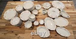 Antique W. H. Grindley England 100-Piece China Dinnerware Set