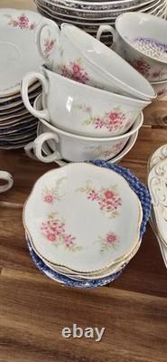 Antique W. H. Grindley England 100-Piece China Dinnerware Set