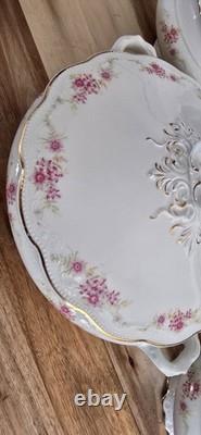 Antique W. H. Grindley England 100-Piece China Dinnerware Set