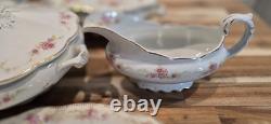 Antique W. H. Grindley England 100-Piece China Dinnerware Set