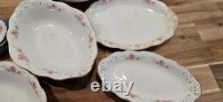Antique W. H. Grindley England 100-Piece China Dinnerware Set