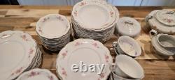 Antique W. H. Grindley England 100-Piece China Dinnerware Set