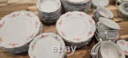 Antique W. H. Grindley England 100-Piece China Dinnerware Set