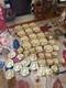 Antique W. H. Grindley England Art Deco Hand Painted Cottage China Set 50 piece
