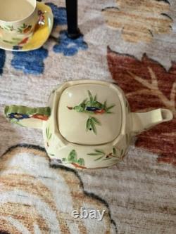 Antique W. H. Grindley England Art Deco Hand Painted Cottage China Set 50 piece